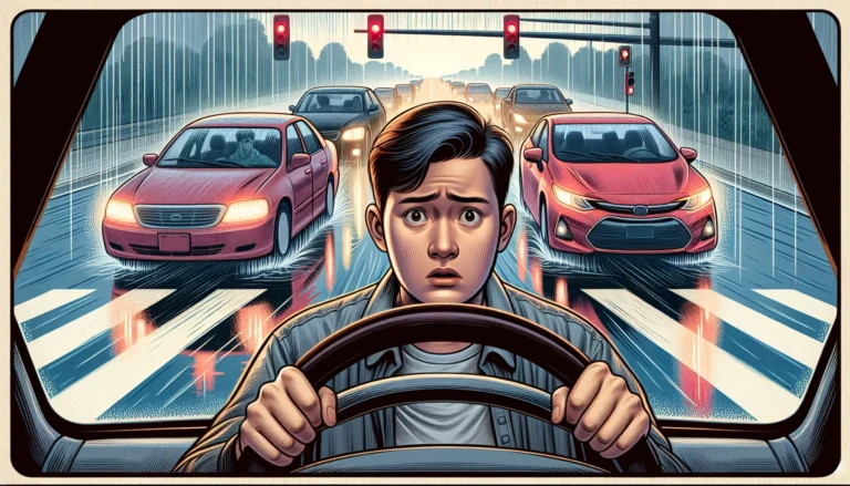 driving too fast for conditions